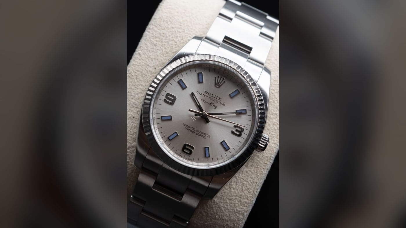Rolex Air-King 114234, photographed at Watch Affinity in San Antonio