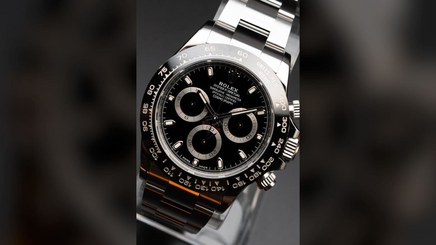 Rolex Cosmograph Daytona 116500LN, photographed at Watch Affinity in San Antonio