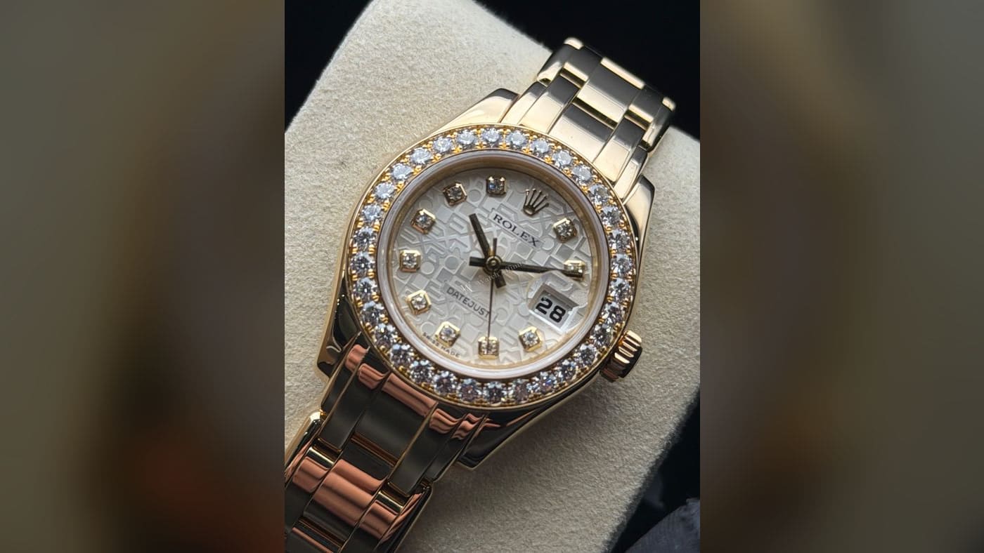 Rolex Datejust Pearlmaster 80298, photographed at Watch Affinity in San Antonio