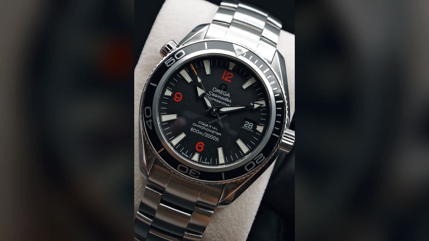 Omega Seamaster Planet Ocean 600M Co-Axial 2200.51, photographed at Watch Affinity in San Antonio