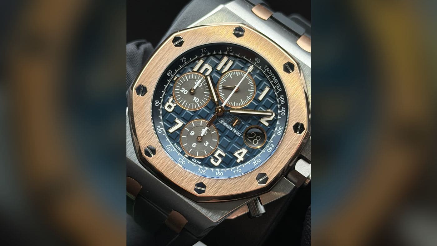 Audemars Piguet Royal Oak Offshore Chronograph 'Bucherer 26471sr, photographed at Watch Affinity in San Antonio