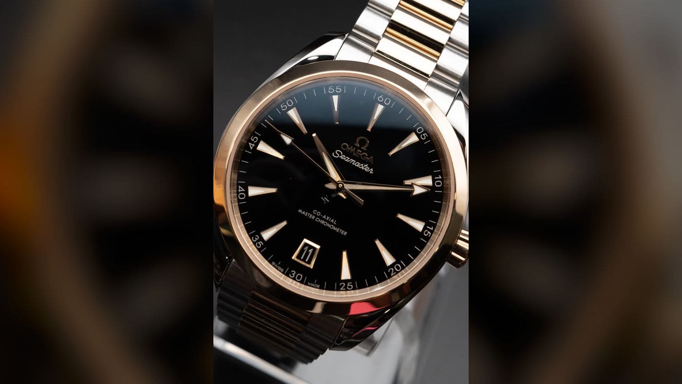 Omega Seamaster Aqua Terra 150M Co-Axial Master 220.204.121.01.001, photographed at Watch Affinity in San Antonio