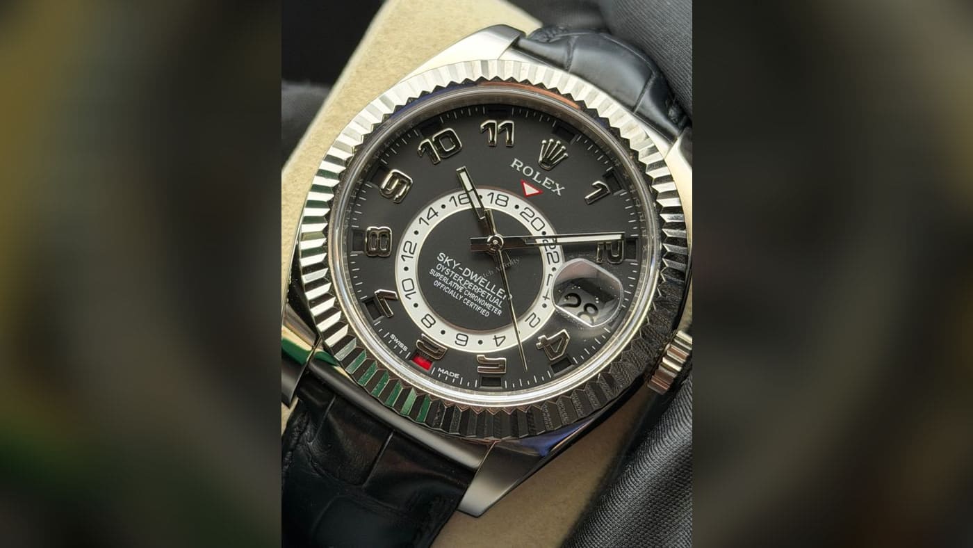 Rolex Sky-Dweller 326139, photographed at Watch Affinity in San Antonio