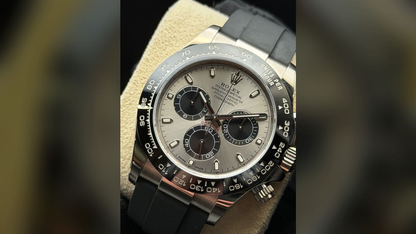 Rolex Cosmograph Daytona 116519, photographed at Watch Affinity in San Antonio